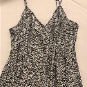 silk cheetah midi dress
